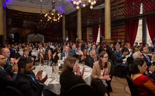 Award dinner guests recognising the achievements of their peers